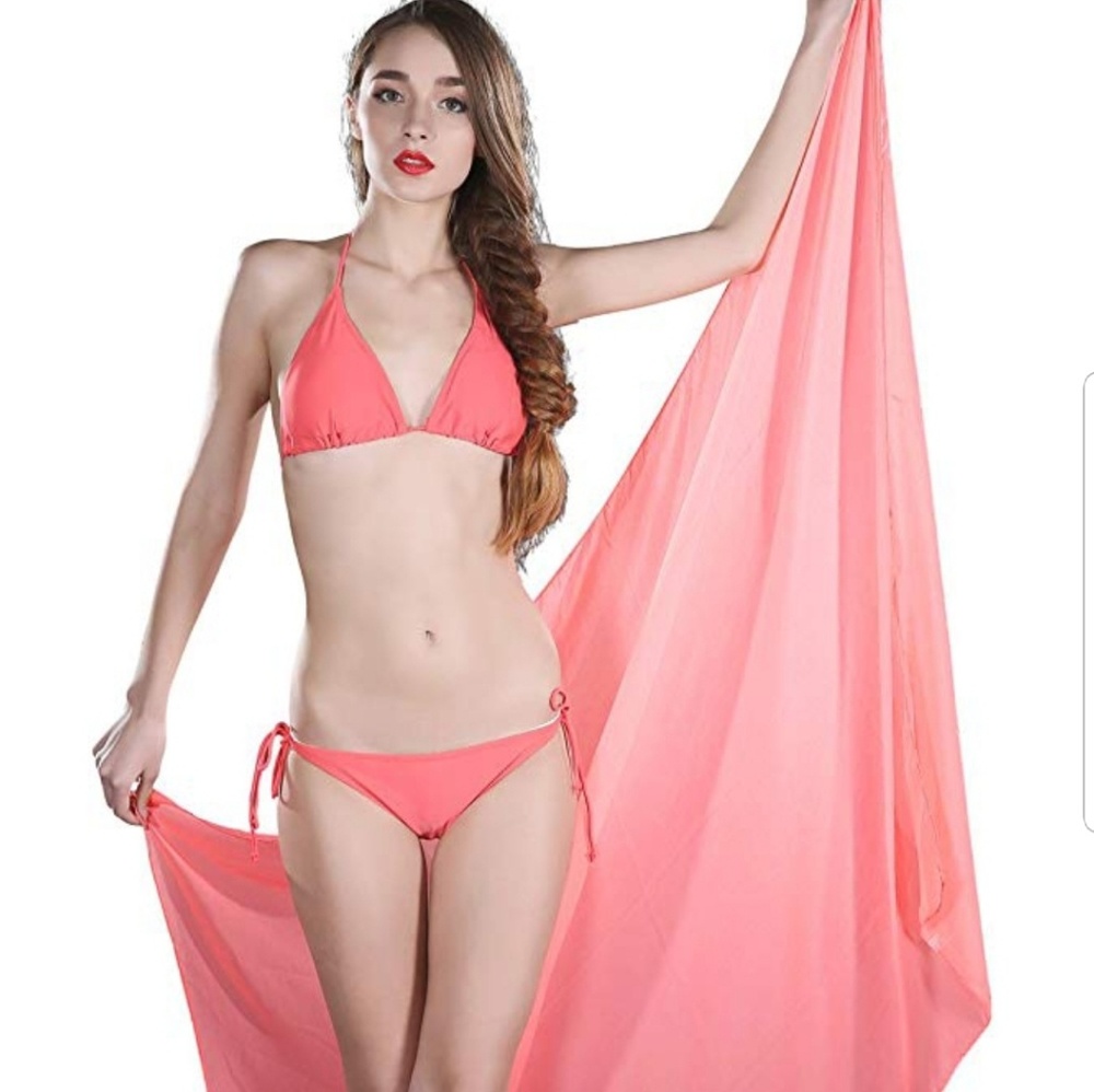 Lady Pretty Chiffon Wrap Dress  Pareo Beach Bikini